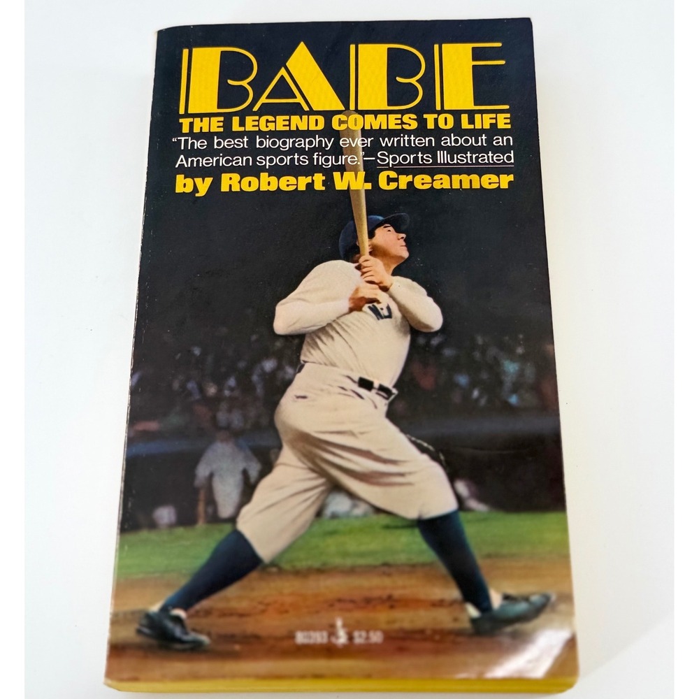 Vtg Babe The Legend Comes to Life Robert W Creamer Baseball Biography Paperback